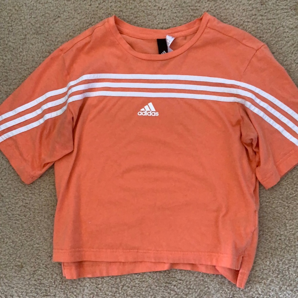 Adidas XS coral tee
